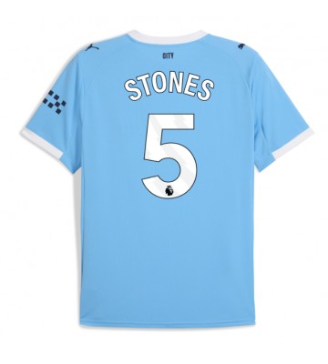 Manchester City John Stones #5 Hjemmebanetrøje 2025-26 Kortærmet